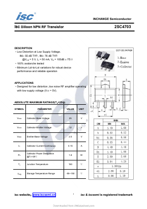 2SC4703 Datasheet PDF Inchange Semiconductor
