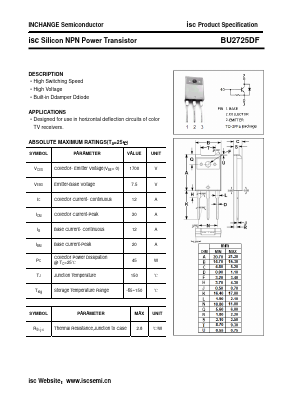 BU2725DF Datasheet PDF Inchange Semiconductor