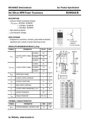 BUW64A Datasheet PDF Inchange Semiconductor