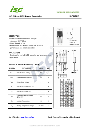 ISCN58P Datasheet PDF Inchange Semiconductor