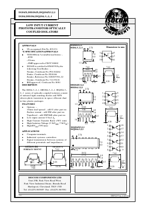 IS204-1 Datasheet PDF Isocom 