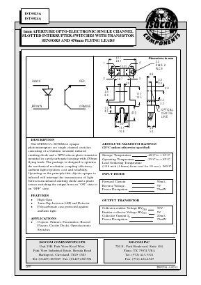 IST823A Datasheet PDF Isocom 