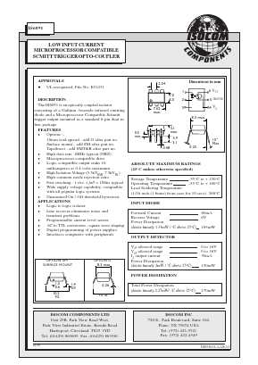 IS6091 Datasheet PDF Isocom 