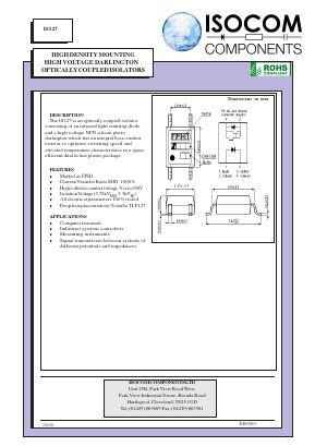IS127 Datasheet PDF Isocom 