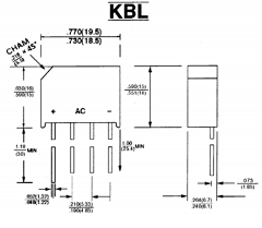 KBL410 Datasheet PDF Jinan Gude Electronic Device