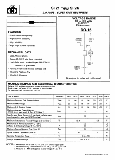 SF24 Datasheet PDF Jinan Gude Electronic Device