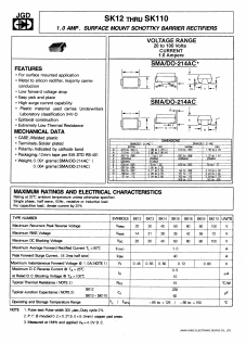 SK12 Datasheet PDF Jinan Gude Electronic Device