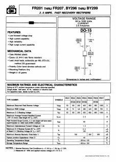 FR202 Datasheet PDF Jinan Gude Electronic Device