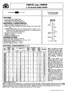 1N992D Datasheet PDF Jinan Gude Electronic Device