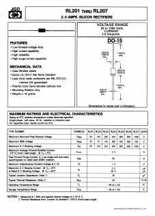 RL204 Datasheet PDF Jinan Gude Electronic Device