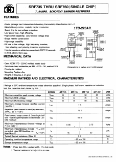 SRF750 Datasheet PDF Jinan Gude Electronic Device