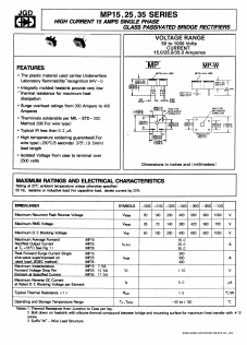 MP1500G Datasheet PDF Jinan Gude Electronic Device
