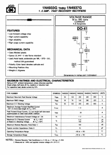 1N4935G Datasheet PDF Jinan Gude Electronic Device