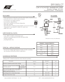 SR1060LCT Datasheet PDF Jinan Jingheng (Group) Co.,Ltd