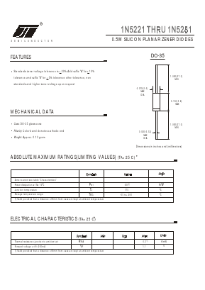1N5279 Datasheet PDF Jinan Jingheng (Group) Co.,Ltd