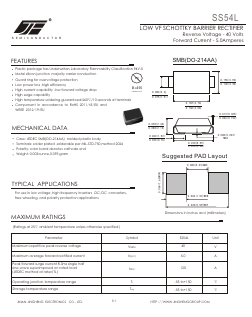 ss54l Datasheet PDF Jinan Jing Heng Electronics Co., Ltd.