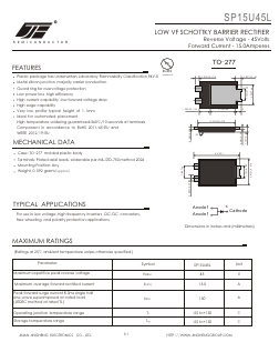 SP15U45L Datasheet PDF Jinan Jing Heng Electronics Co., Ltd.