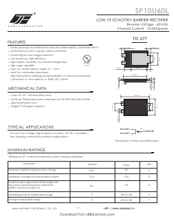 SP10U60L Datasheet PDF Jinan Jing Heng Electronics Co., Ltd.