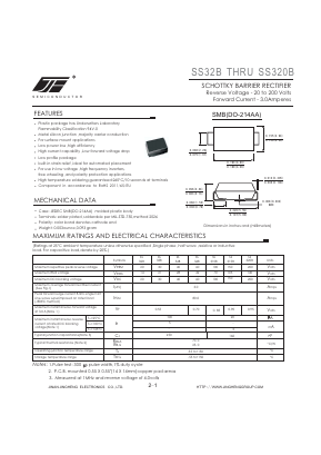 SS32B Datasheet PDF Jinan Jing Heng Electronics Co., Ltd.