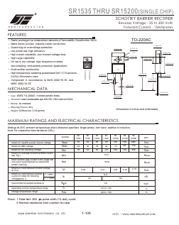 SR1535 Datasheet PDF Jinan Jing Heng Electronics Co., Ltd.