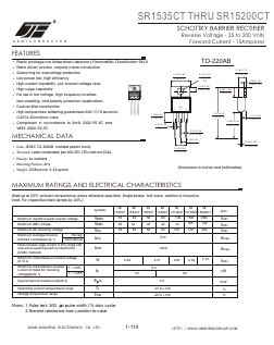 SR1535CT Datasheet PDF Jinan Jing Heng Electronics Co., Ltd.