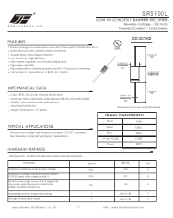 SR5100L Datasheet PDF Jinan Jing Heng Electronics Co., Ltd.