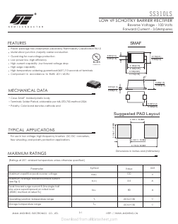 SS310LS Datasheet PDF Jinan Jing Heng Electronics Co., Ltd.