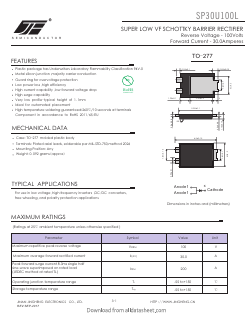 SP30U100L Datasheet PDF Jinan Jing Heng Electronics Co., Ltd.