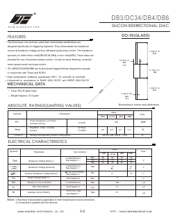DB3 Datasheet PDF Jinan Jing Heng Electronics Co., Ltd.