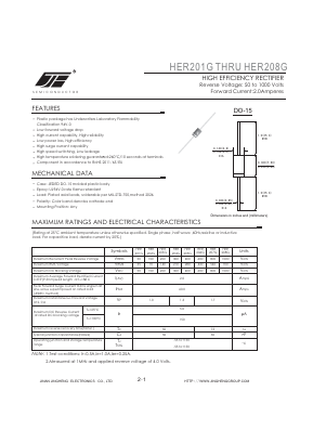 HER203G Datasheet PDF Jinan Jing Heng Electronics Co., Ltd.