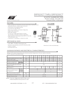SRF830CT Datasheet PDF Jinan Jing Heng Electronics Co., Ltd.