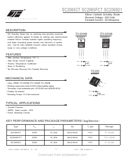 SC2065D1 Datasheet PDF Jinan Jing Heng Electronics Co., Ltd.