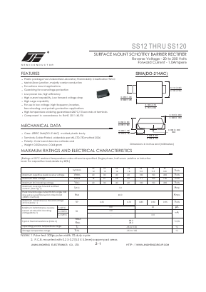 SS13 Datasheet PDF Jinan Jing Heng Electronics Co., Ltd.