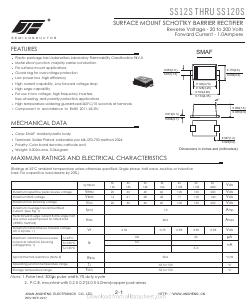 SS115S Datasheet PDF Jinan Jing Heng Electronics Co., Ltd.