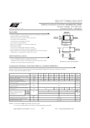 SS115T Datasheet PDF Jinan Jing Heng Electronics Co., Ltd.