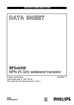 BFG425W Datasheet PDF Quanzhou Jinmei Electronic