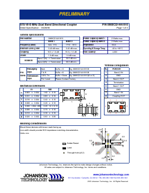 0869CD14A1810 Datasheet PDF Johanson Technology Inc.