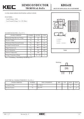 KDS142E Datasheet PDF KEC