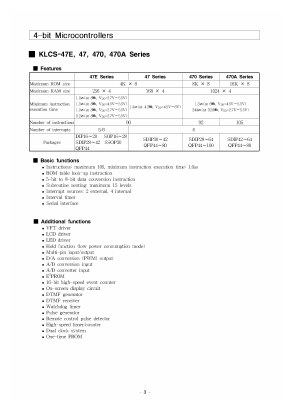 KMP47C407AN Datasheet PDF KEC