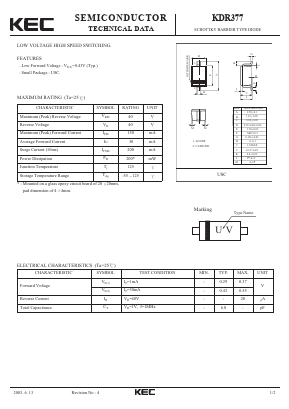 KDR377 Datasheet PDF KEC