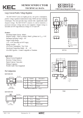 KIC3201S-48 Datasheet PDF KEC