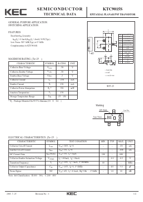 KTC9015S Datasheet PDF KEC