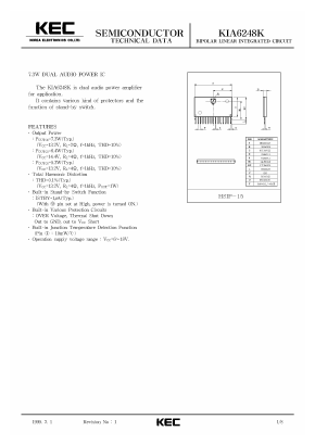 KIA6248K Datasheet PDF KEC