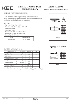 KID65783AP Datasheet PDF KEC