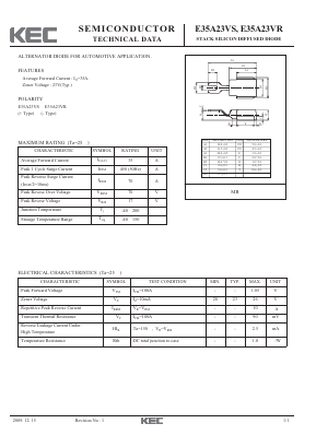E35A23VS Datasheet PDF KEC