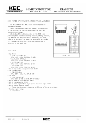 KIA8262H Datasheet PDF KEC