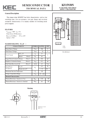 KF15N50N Datasheet PDF KEC