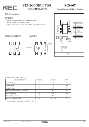 KCR405T Datasheet PDF KEC