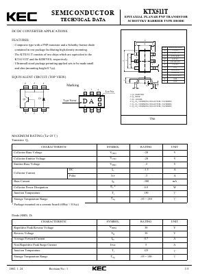 KTX511T Datasheet PDF KEC