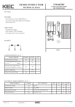 U10A6CDC Datasheet PDF KEC